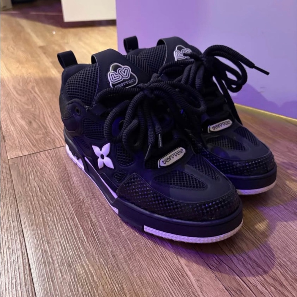 Louis Vuitton Black Athletic Shoes